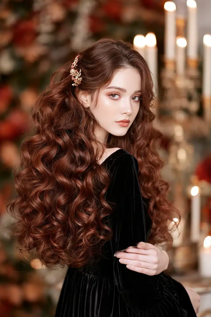 27 Gorgeous Autumn Curly Hairstyles for a Cozy Seasonal Look