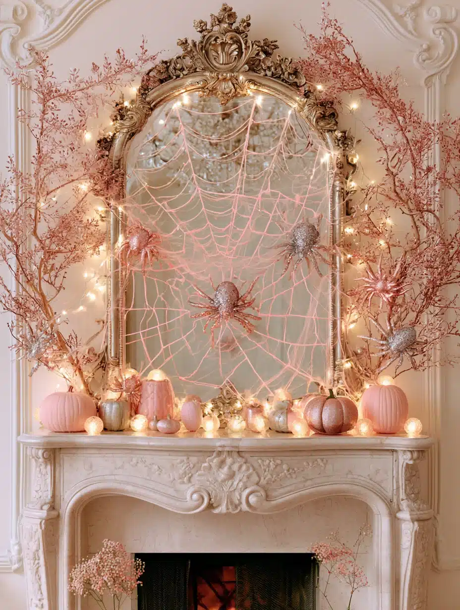 27 Pretty Pink Halloween Decor Ideas For A Playful Spooky Home