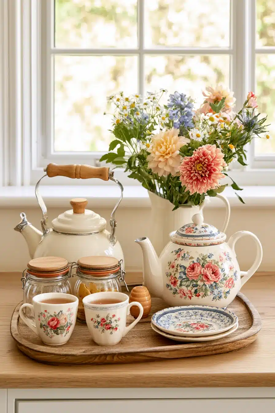 27 Charming Cottagecore Kitchen Decor Ideas for a Cozy Country Home