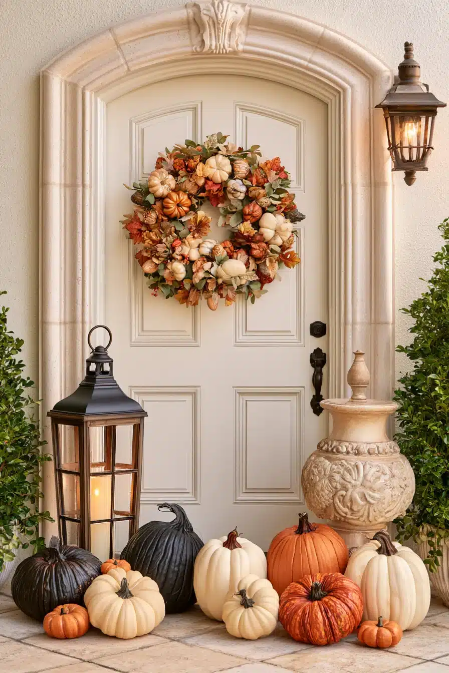 27 Beautiful Fall Entryway Looks to Welcome the Season