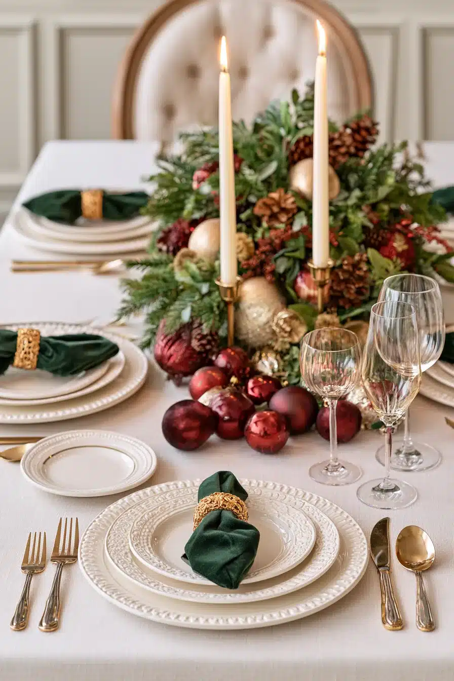 27 Cozy Christmas Table Settings Your Guests Will Love