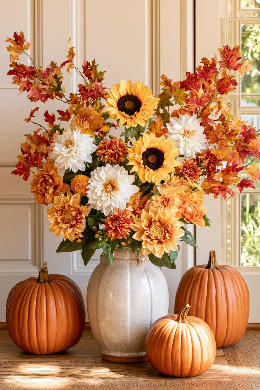 27 Beautiful Fall Entryway Looks to Welcome the Season