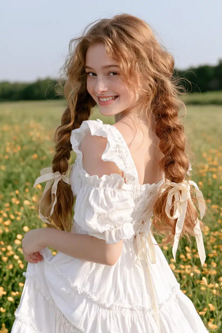27 Dreamy Cottagecore Hairstyles for Long Hair You Will Love