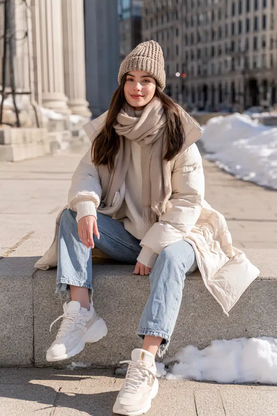 27 Winter Outfits With Scarves That Look Cozy and Chic