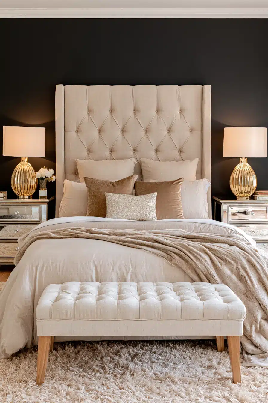 27 Chic Black Accent Wall Bedroom Ideas for Every Style