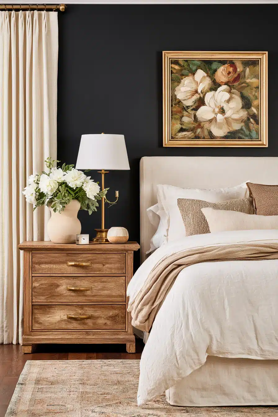 27 Chic Black Accent Wall Bedroom Ideas for Every Style