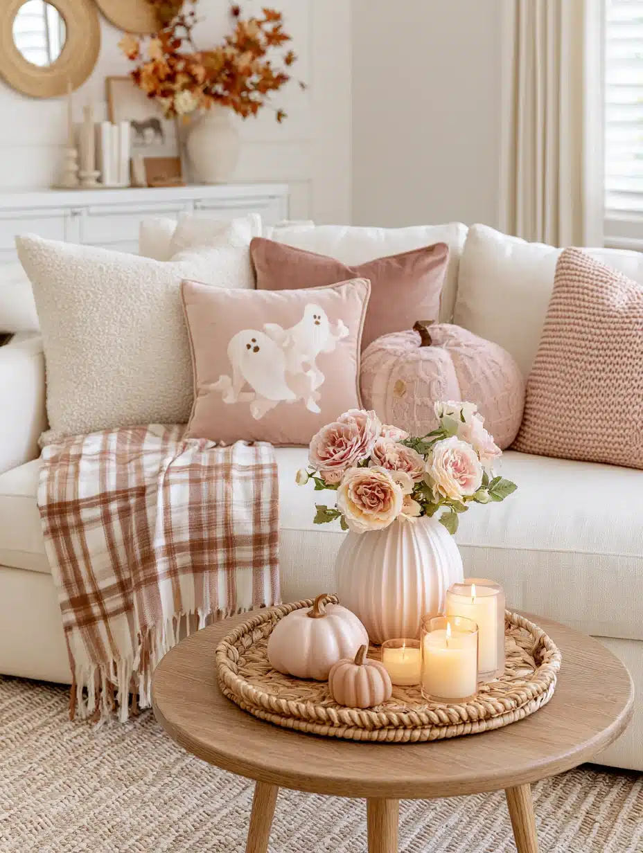 27 Pretty Pink Halloween Decor Ideas For A Playful Spooky Home