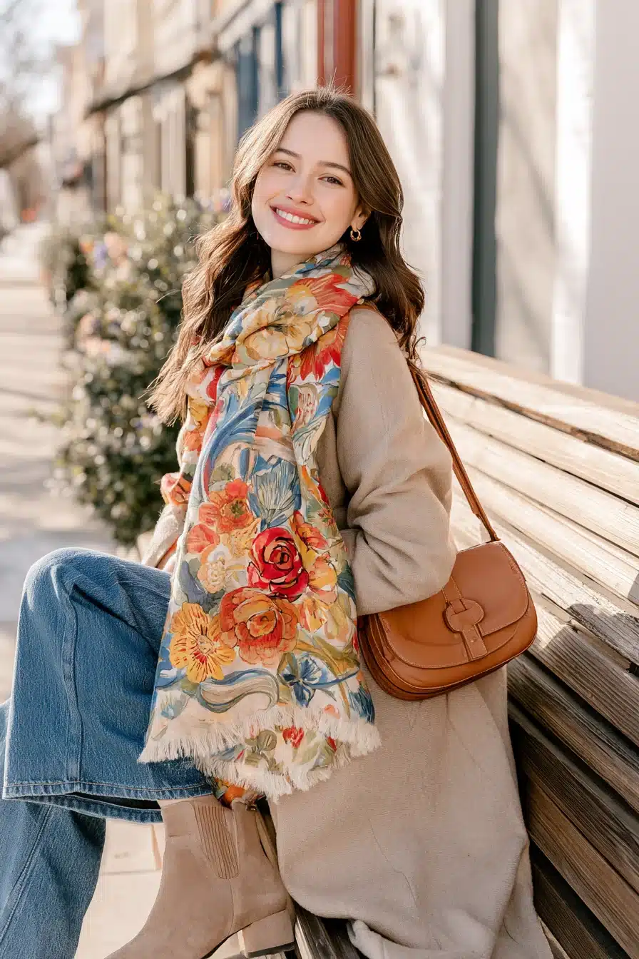 27 Winter Outfits With Scarves That Look Cozy and Chic