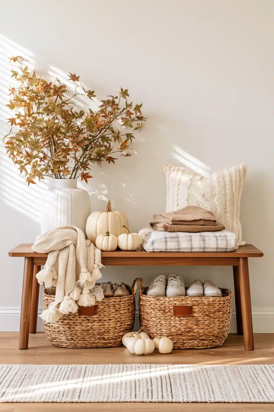 27 Beautiful Fall Entryway Looks to Welcome the Season