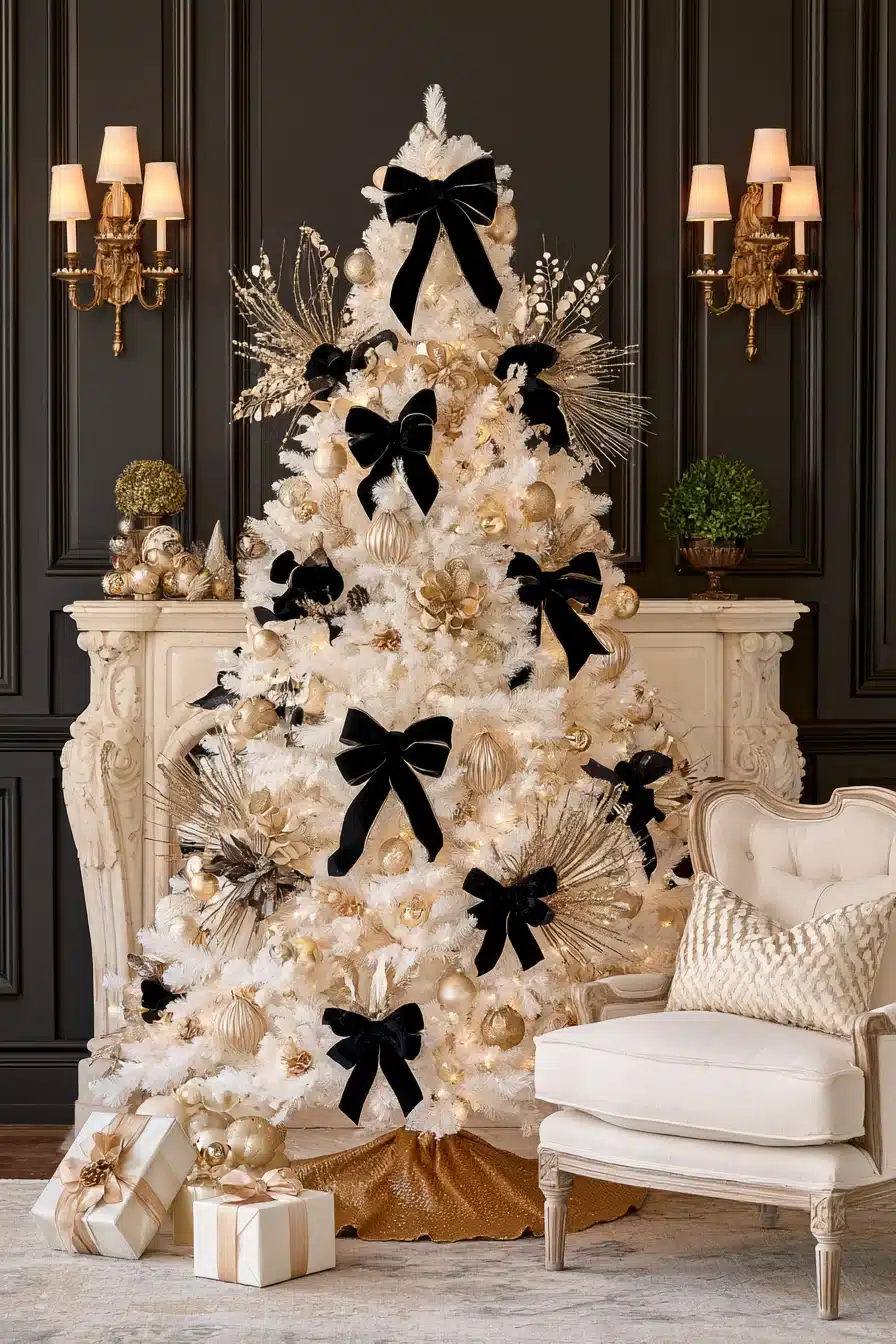 27 Magical White Christmas Tree Ideas For A Dreamy Holiday Home