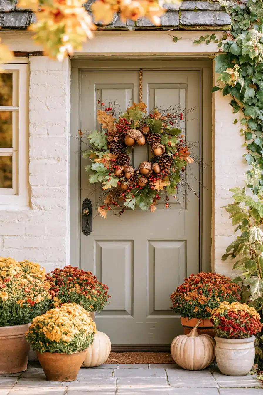 27 Easy DIY Fall Wreaths For A Warm And Welcoming Front Door