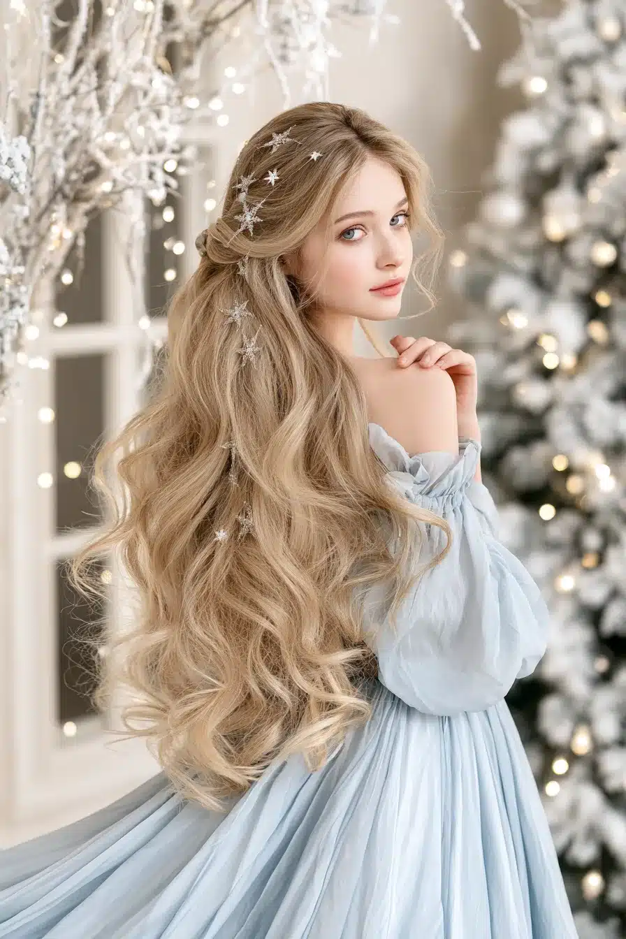 27 Gorgeous Christmas Hair Ideas For A Magical Festive Look