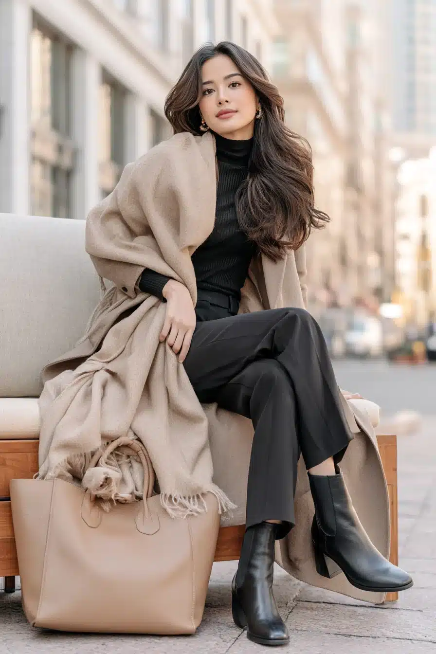 27 Winter Outfits With Scarves That Look Cozy and Chic