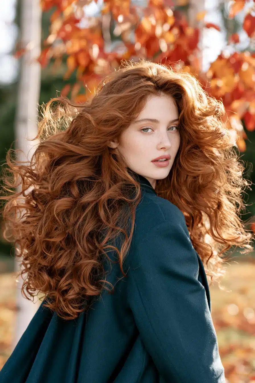 27 Gorgeous Autumn Curly Hairstyles for a Cozy Seasonal Look