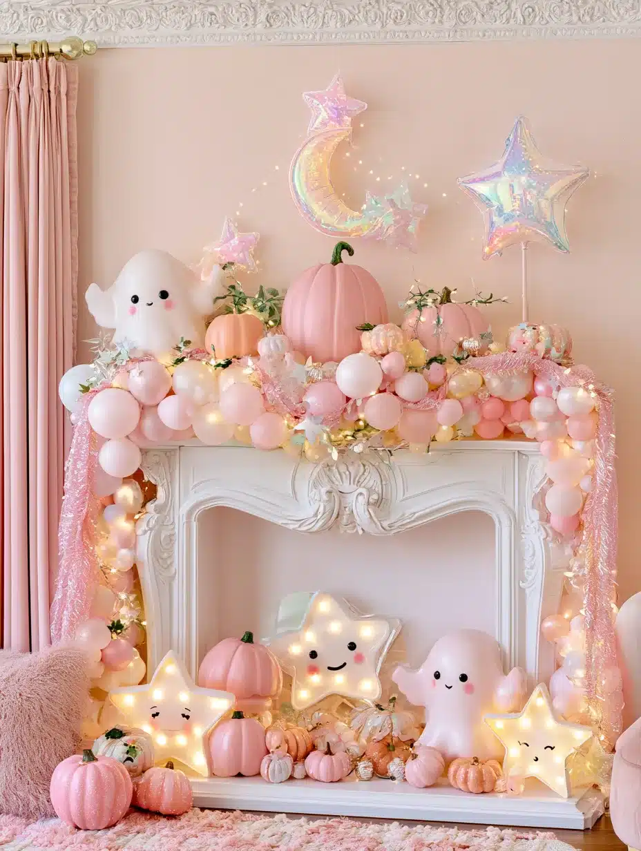 27 Pretty Pink Halloween Decor Ideas For A Playful Spooky Home