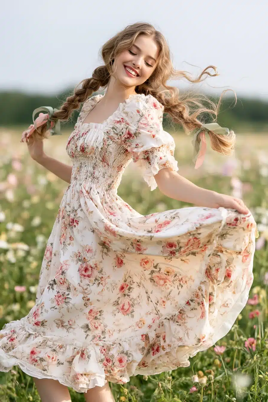 27 Dreamy Cottagecore Hairstyles for Long Hair You Will Love