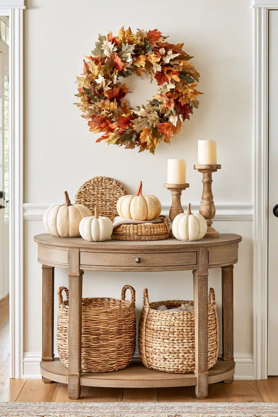 27 Beautiful Fall Entryway Looks to Welcome the Season