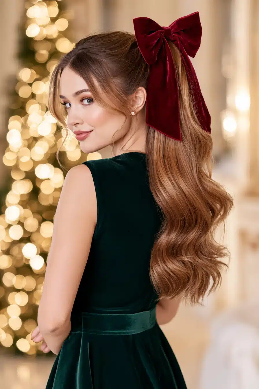 27 Gorgeous Christmas Hair Ideas For A Magical Festive Look