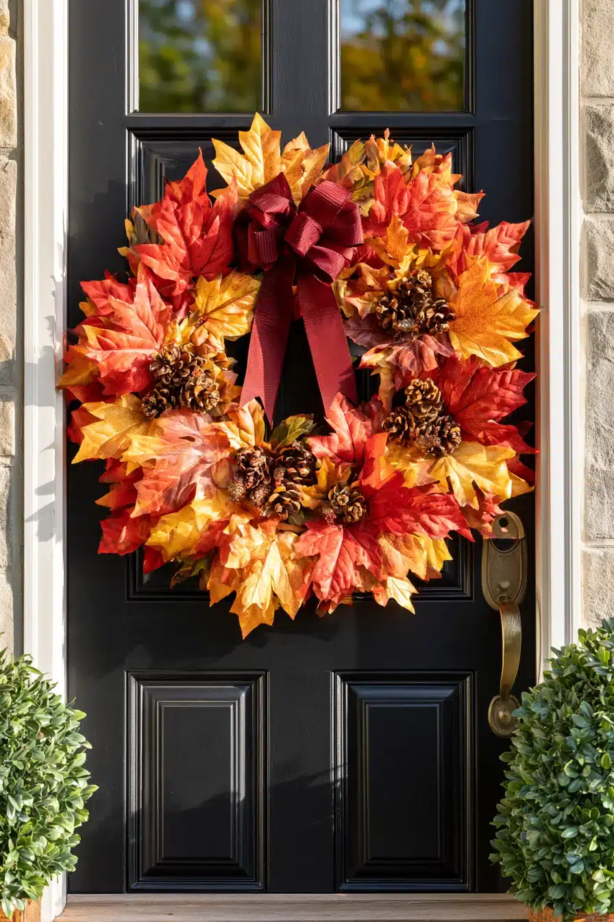 27 Easy DIY Fall Wreaths For A Warm And Welcoming Front Door