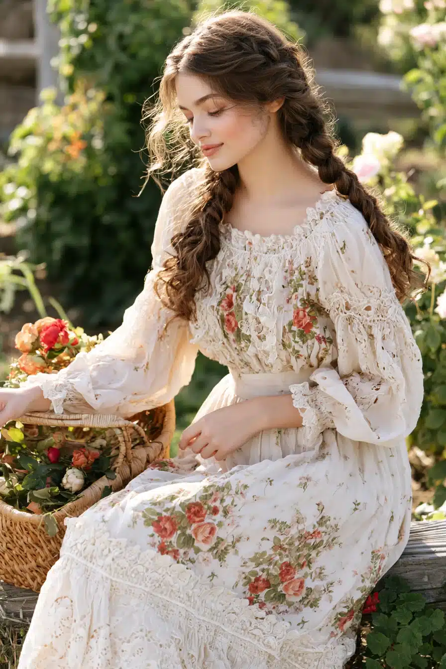 27 Dreamy Cottagecore Hairstyles for Long Hair You Will Love