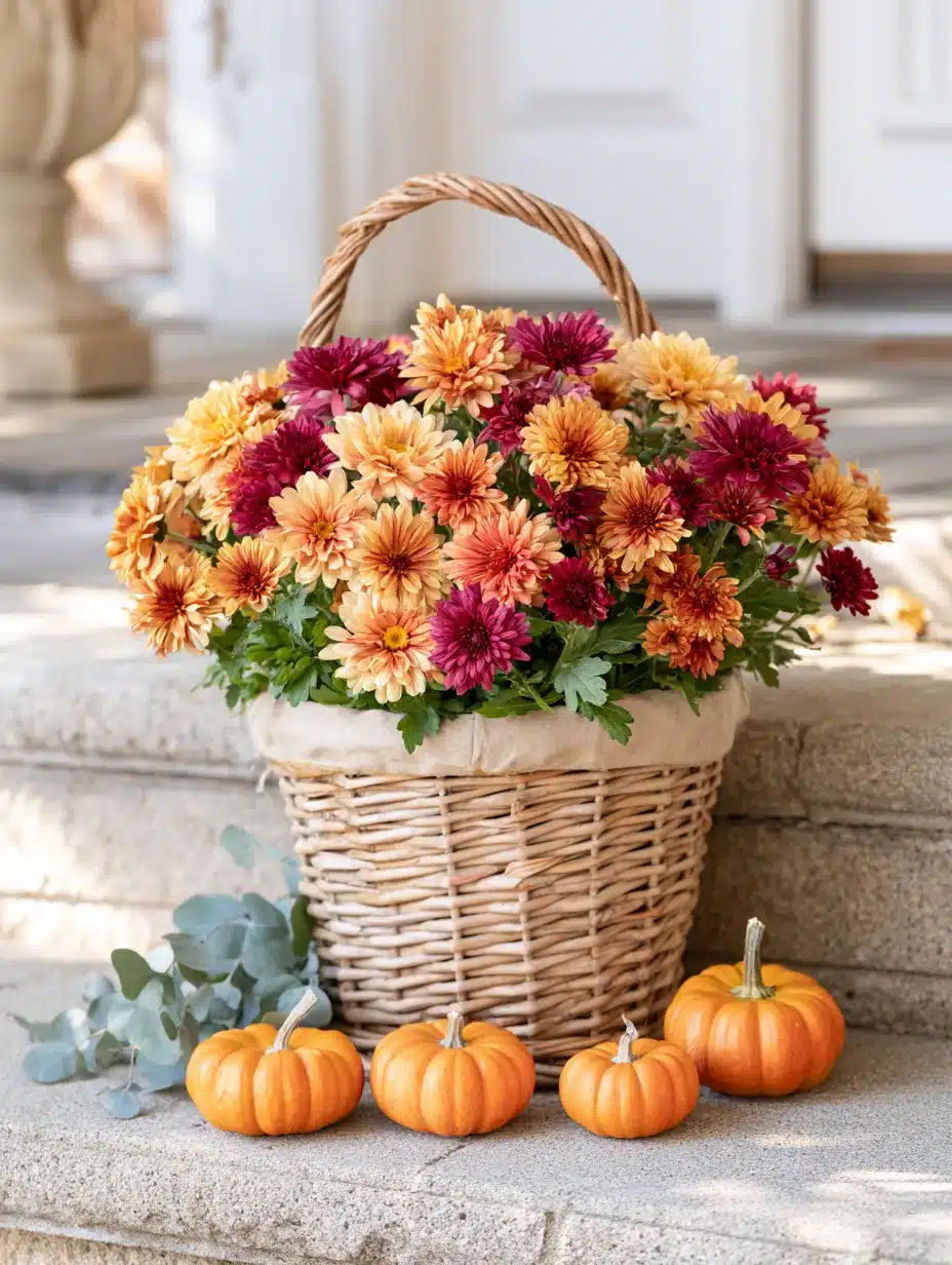 27 Charming Fall Basket Ideas for a Cozy Seasonal Display