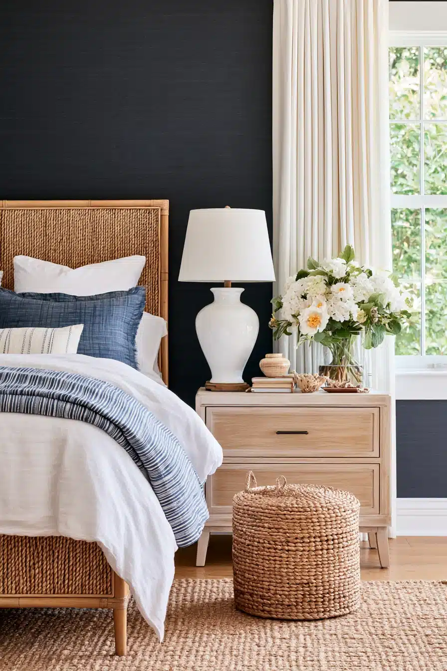 27 Chic Black Accent Wall Bedroom Ideas for Every Style