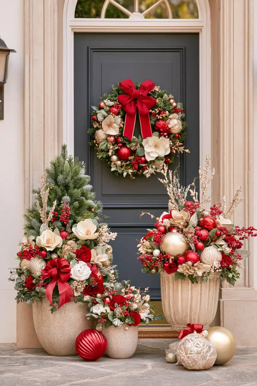 27 Magical Front Porch Christmas Decor Ideas For A Warm Holiday Welcome