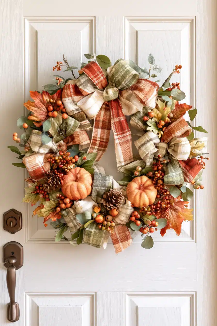 27 Easy DIY Fall Wreaths For A Warm And Welcoming Front Door
