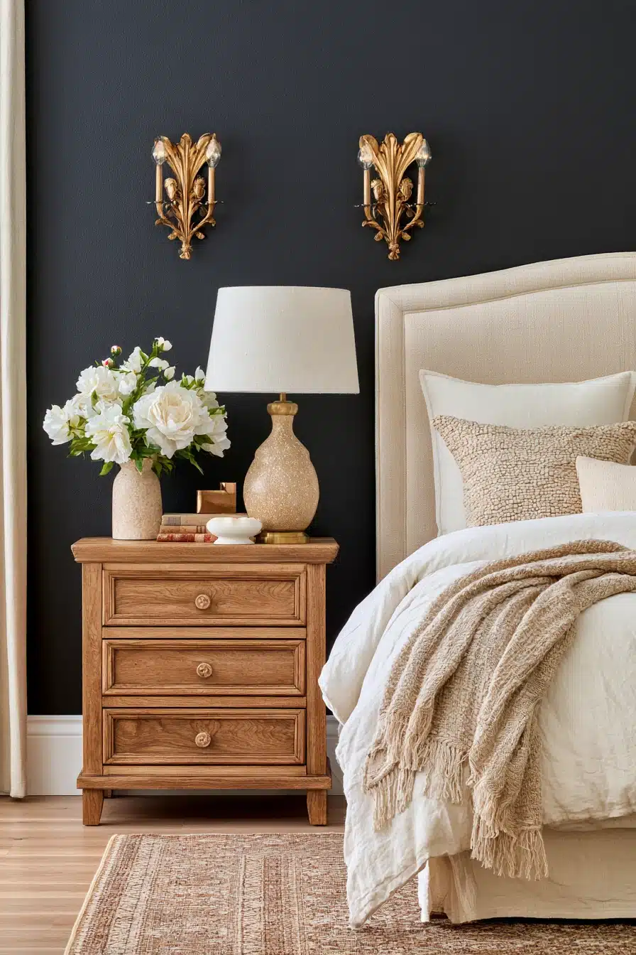27 Chic Black Accent Wall Bedroom Ideas for Every Style