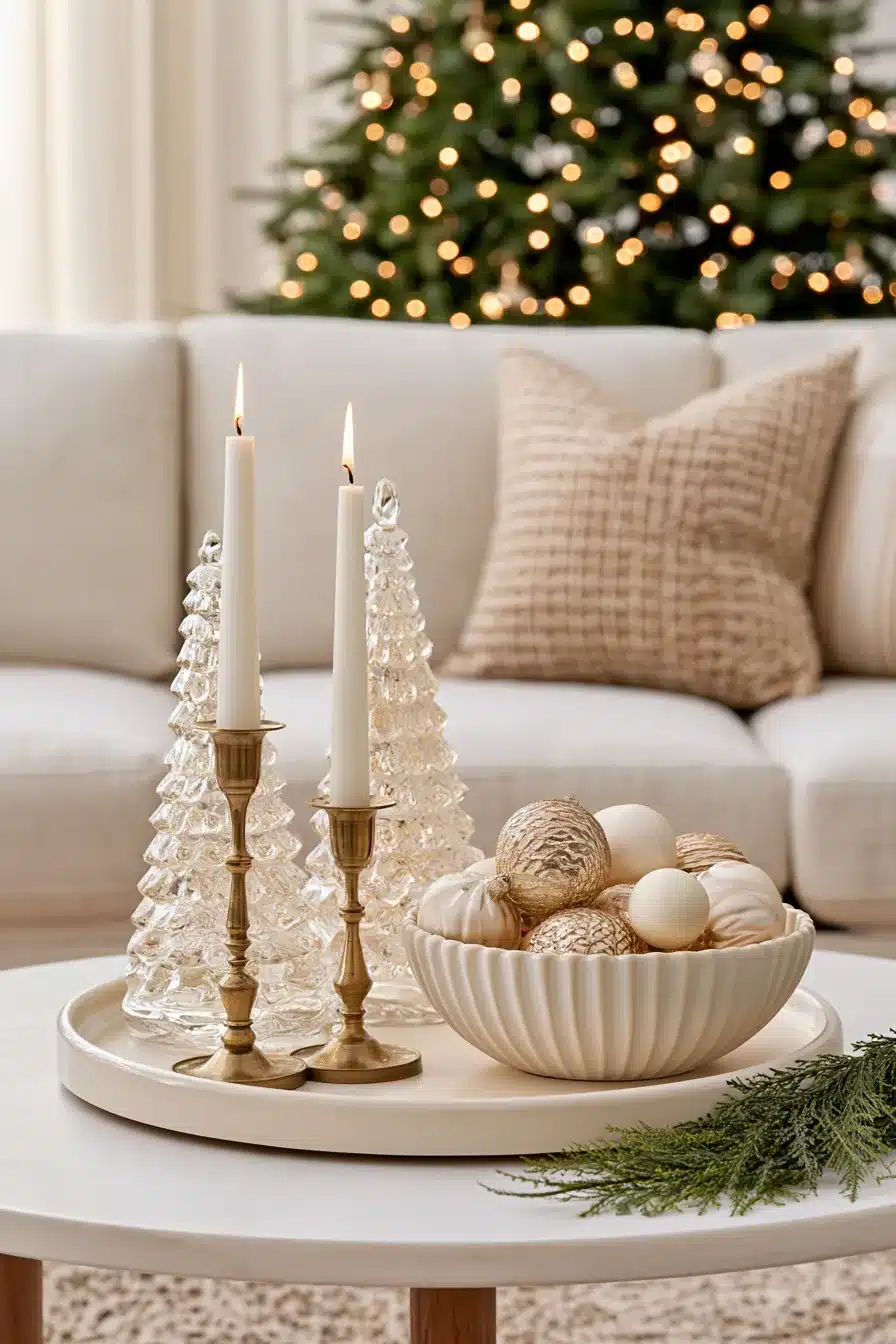 27 Christmas Coffee Table Decor Ideas Your Guests Will Love