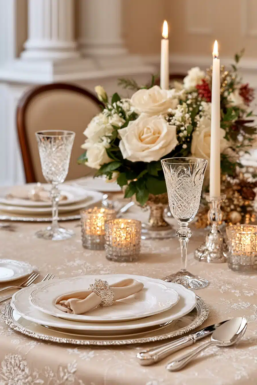 27 Cozy Christmas Table Settings Your Guests Will Love