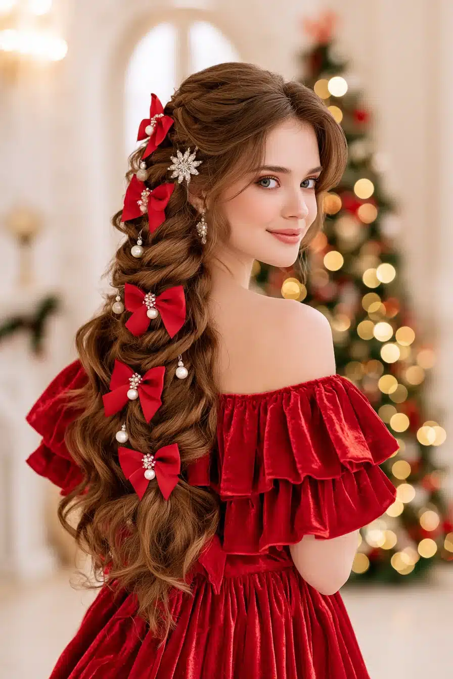 27 Gorgeous Christmas Hair Ideas For A Magical Festive Look