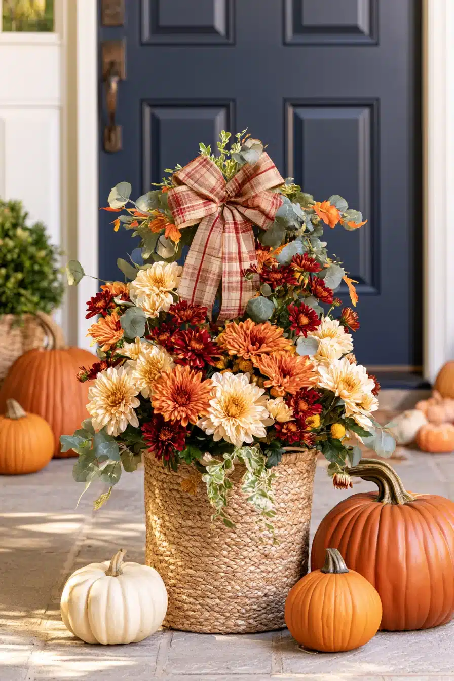 27 Easy DIY Fall Wreaths For A Warm And Welcoming Front Door