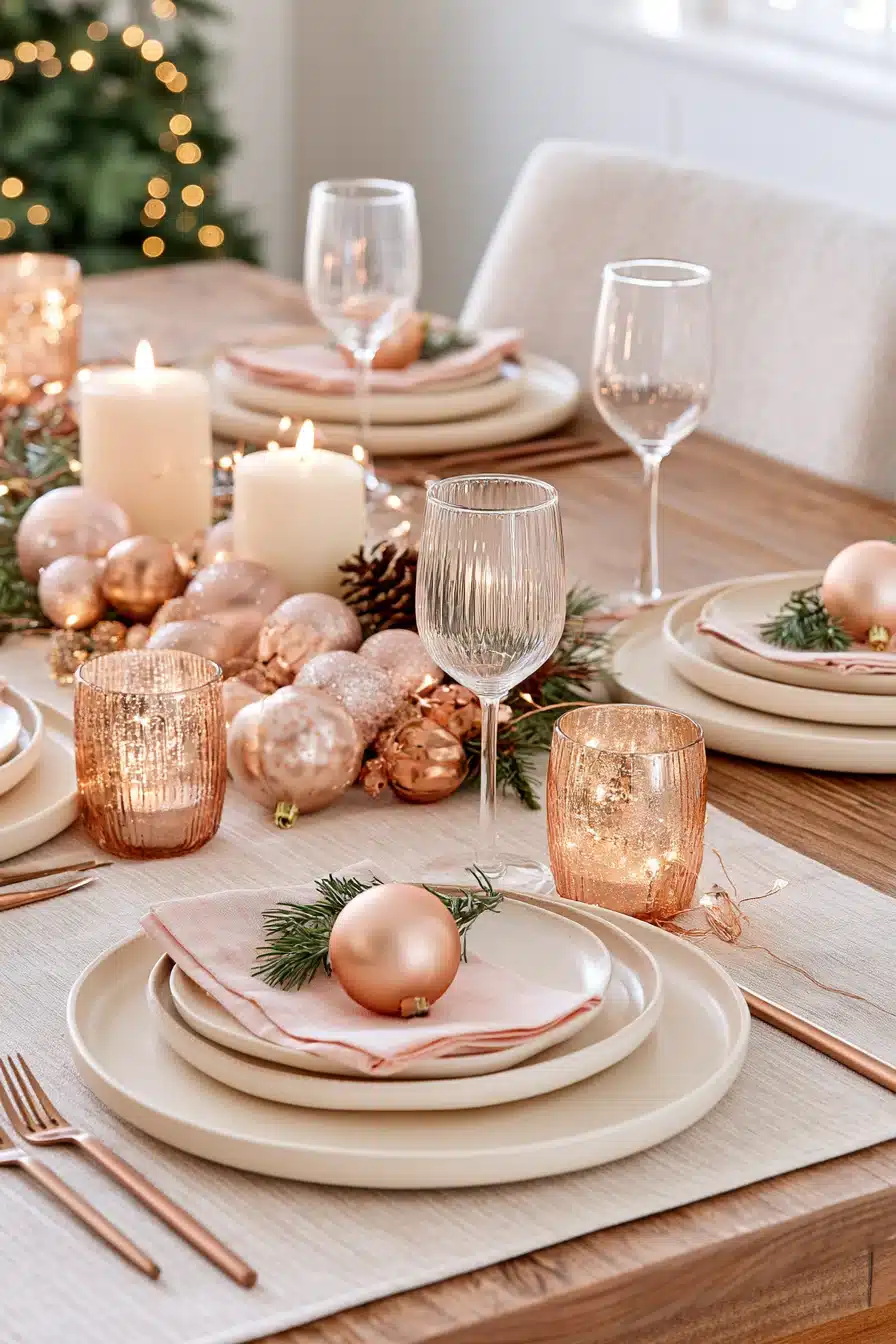 27 Cozy Christmas Table Settings Your Guests Will Love