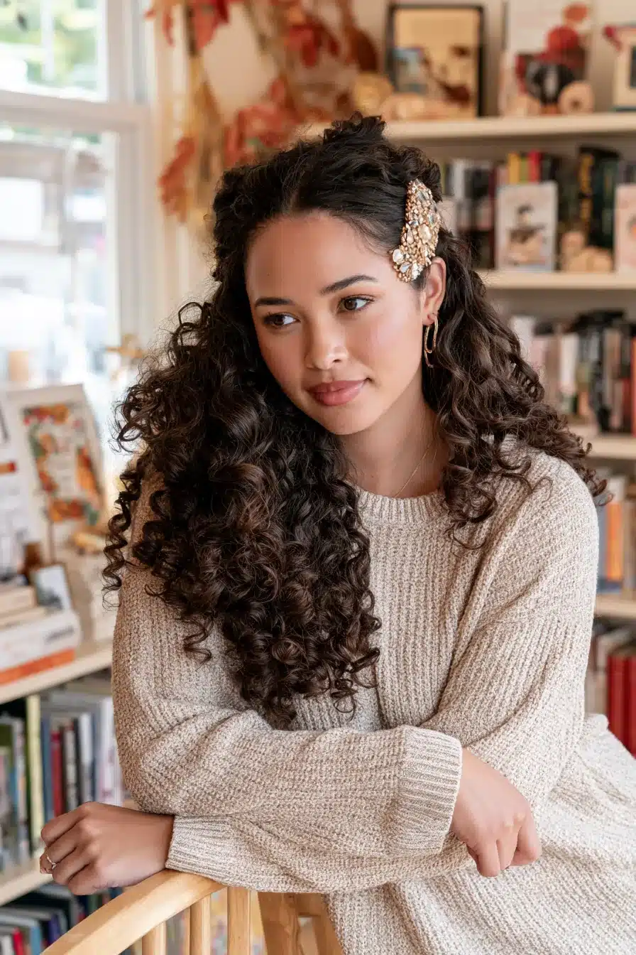 27 Gorgeous Autumn Curly Hairstyles for a Cozy Seasonal Look