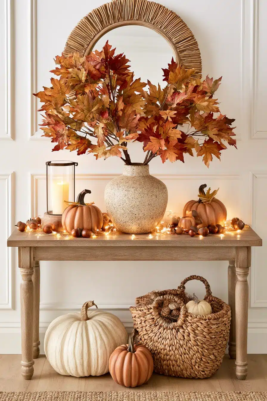 27 Beautiful Fall Entryway Looks to Welcome the Season