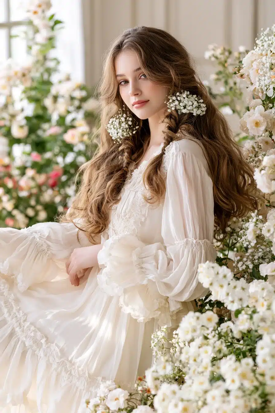 27 Dreamy Cottagecore Hairstyles for Long Hair You Will Love
