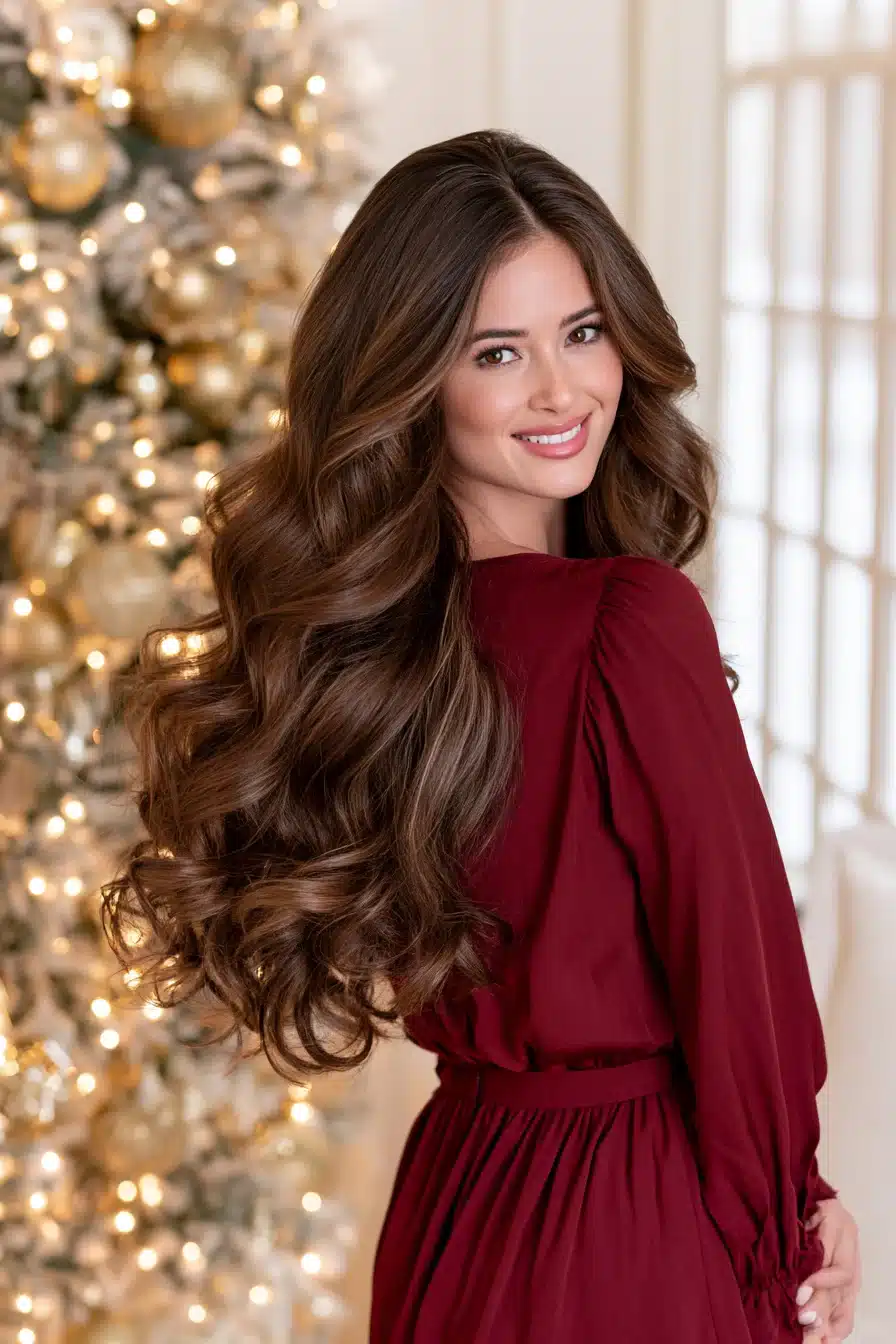 27 Gorgeous Christmas Hair Ideas For A Magical Festive Look