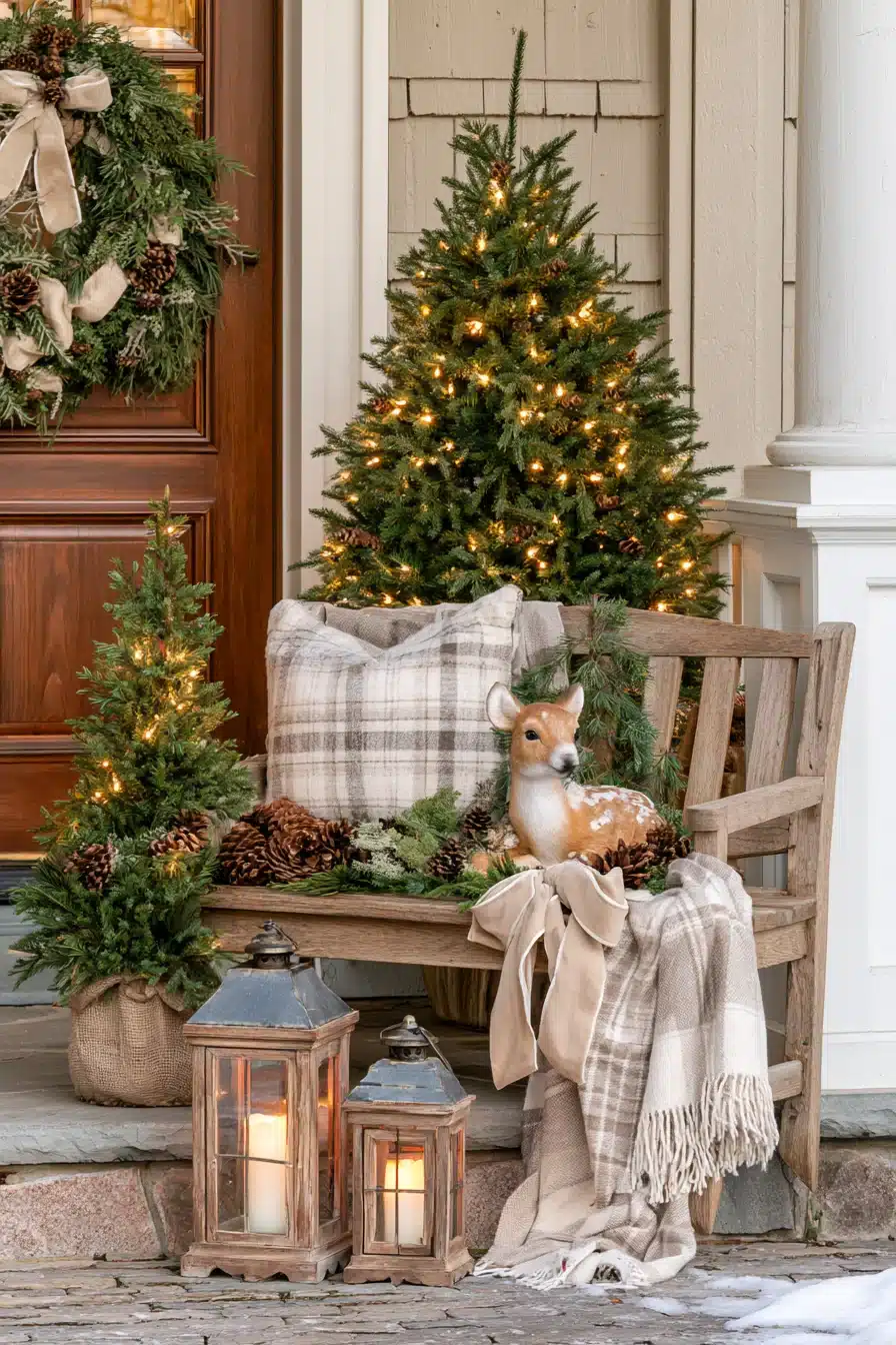 27 Magical Front Porch Christmas Decor Ideas For A Warm Holiday Welcome