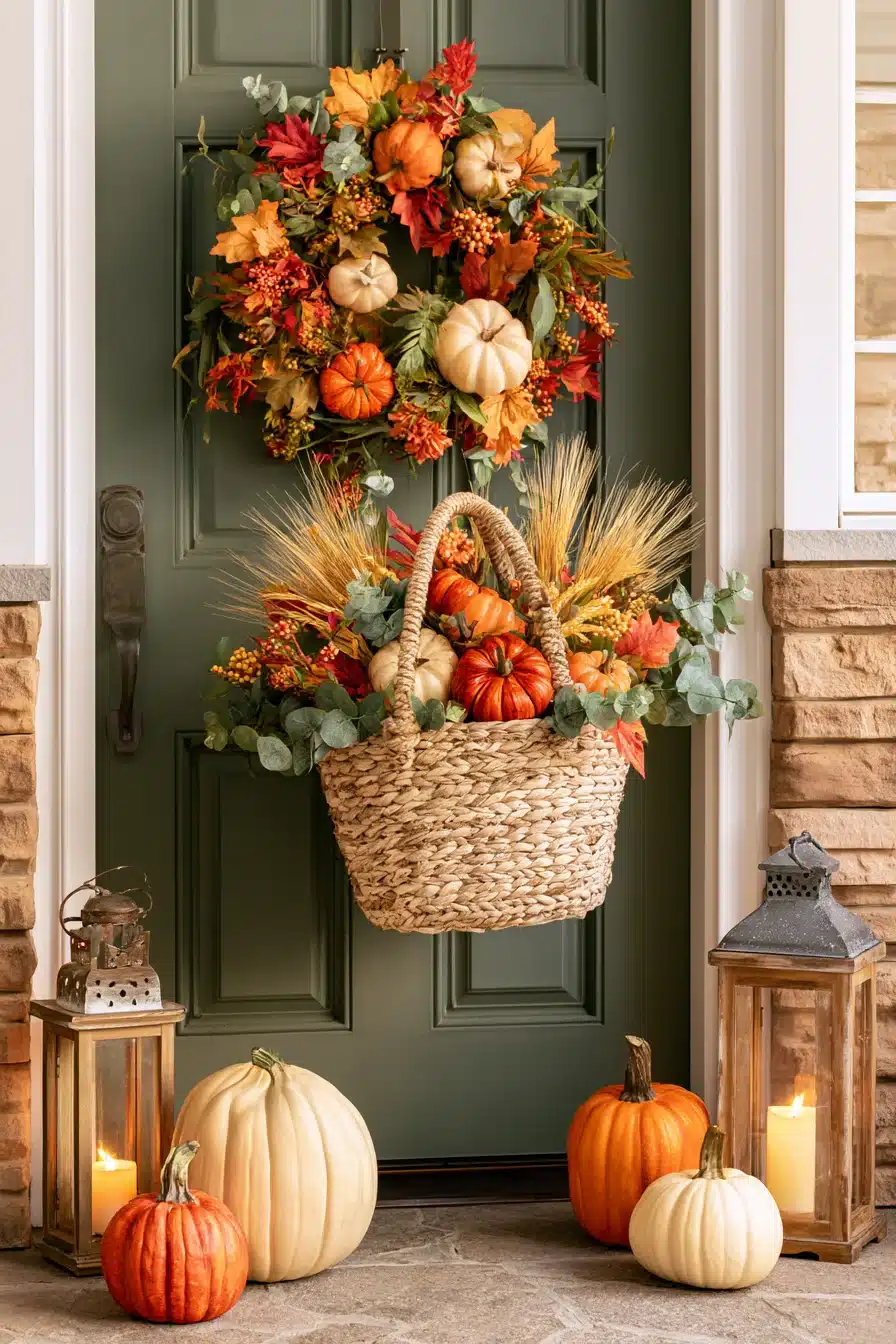 27 Easy DIY Fall Wreaths For A Warm And Welcoming Front Door