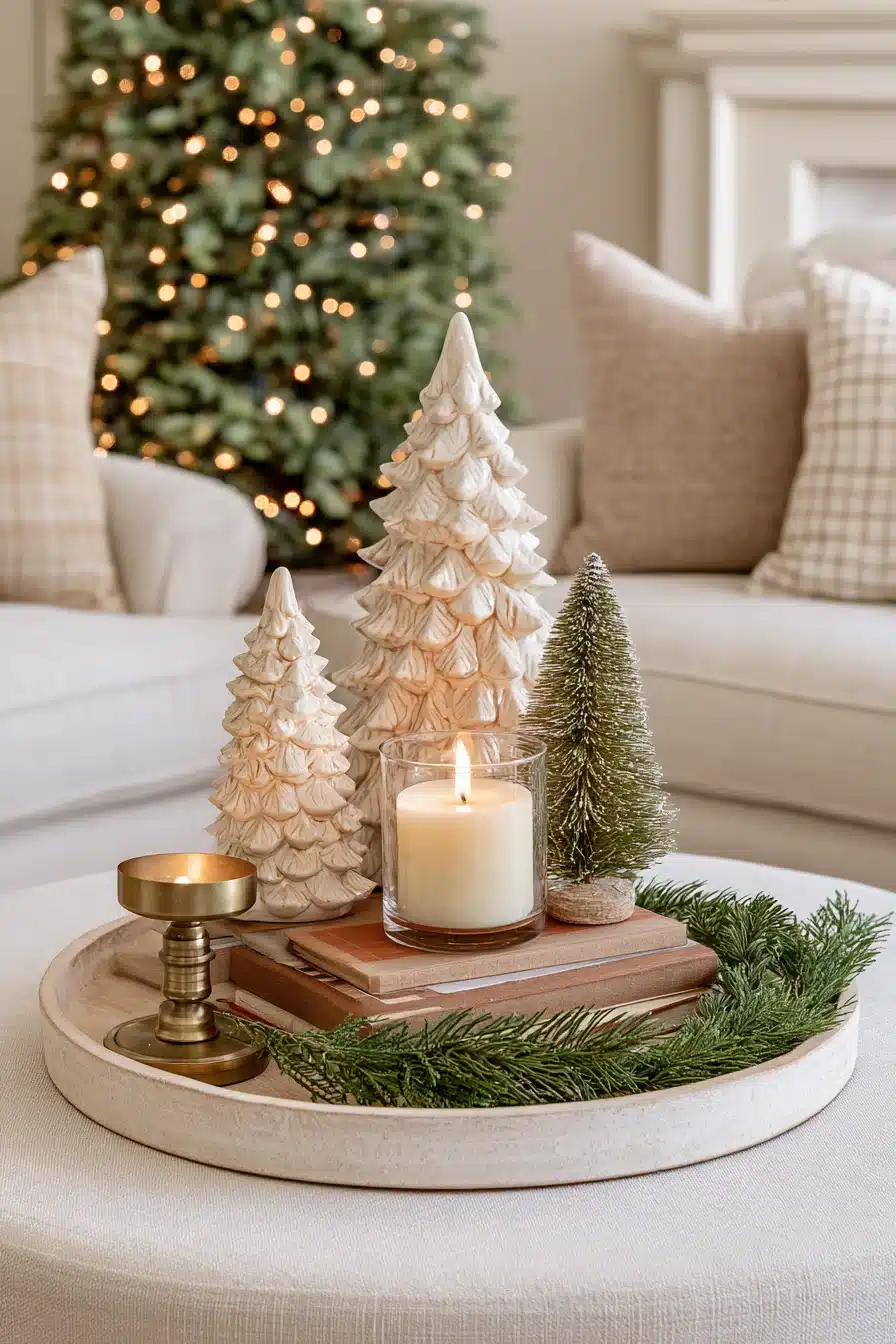 27 Christmas Coffee Table Decor Ideas Your Guests Will Love
