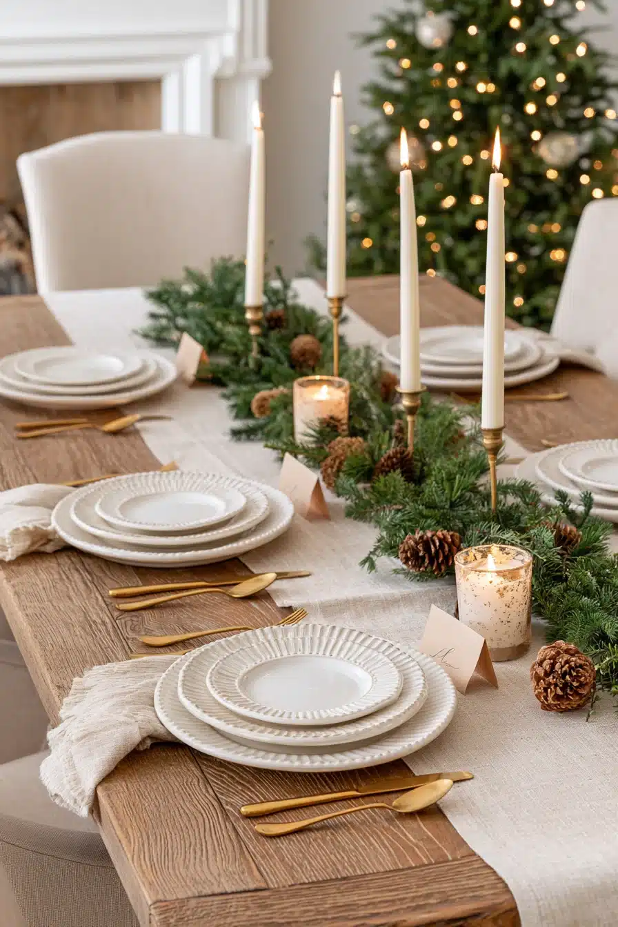 27 Cozy Christmas Table Settings Your Guests Will Love