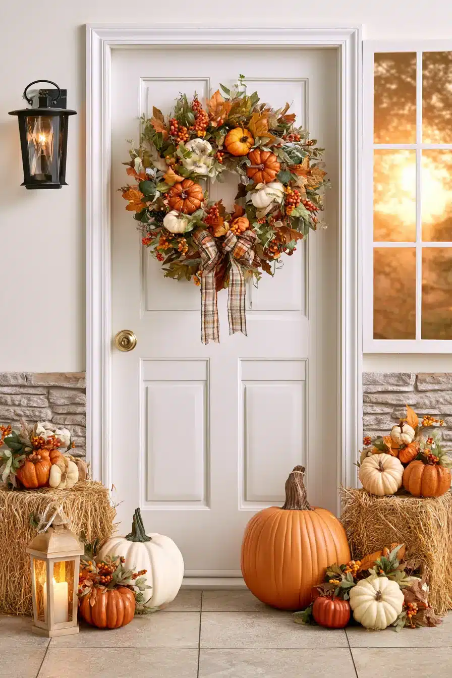 27 Easy DIY Fall Wreaths For A Warm And Welcoming Front Door