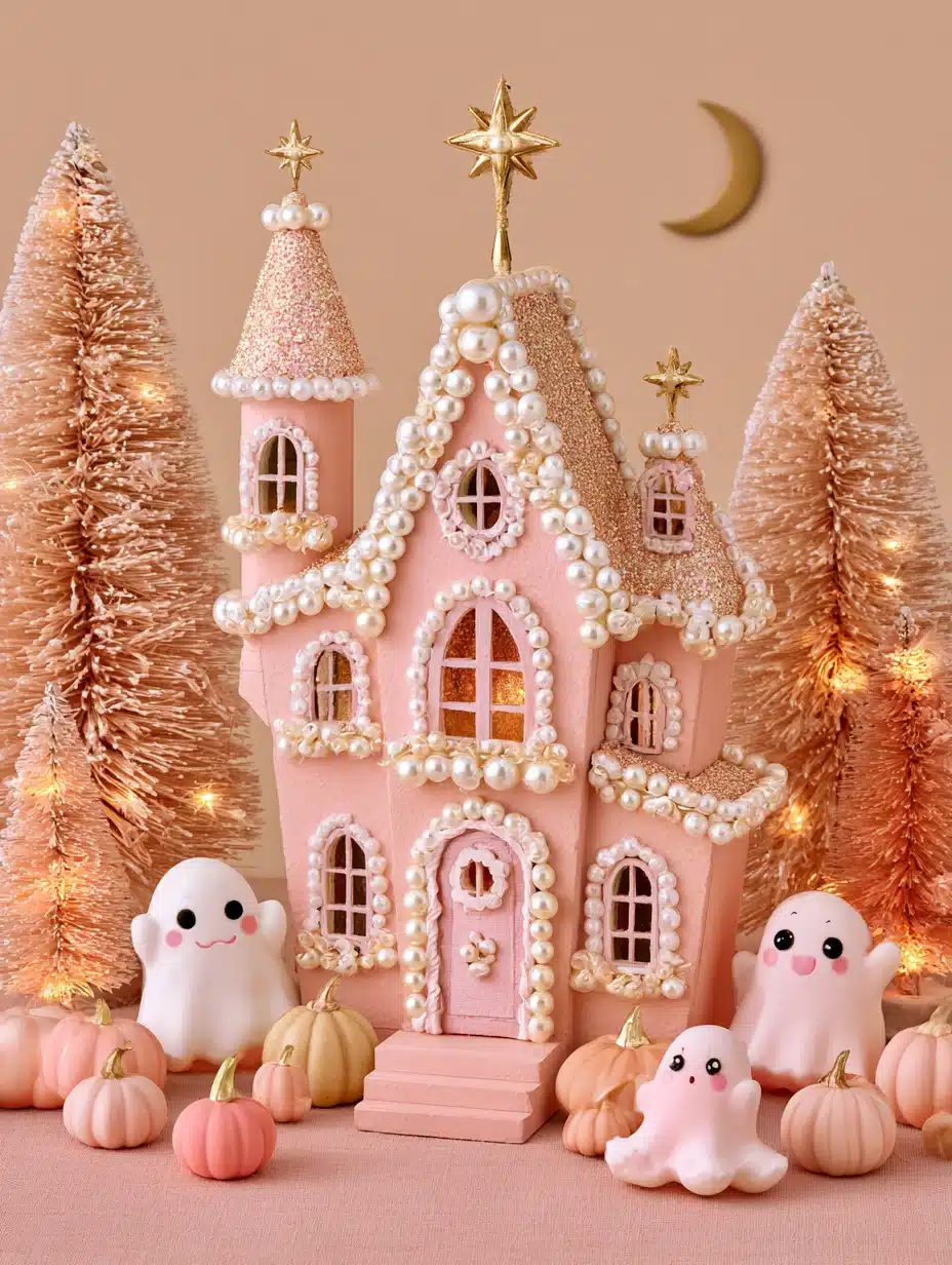 27 Pretty Pink Halloween Decor Ideas For A Playful Spooky Home