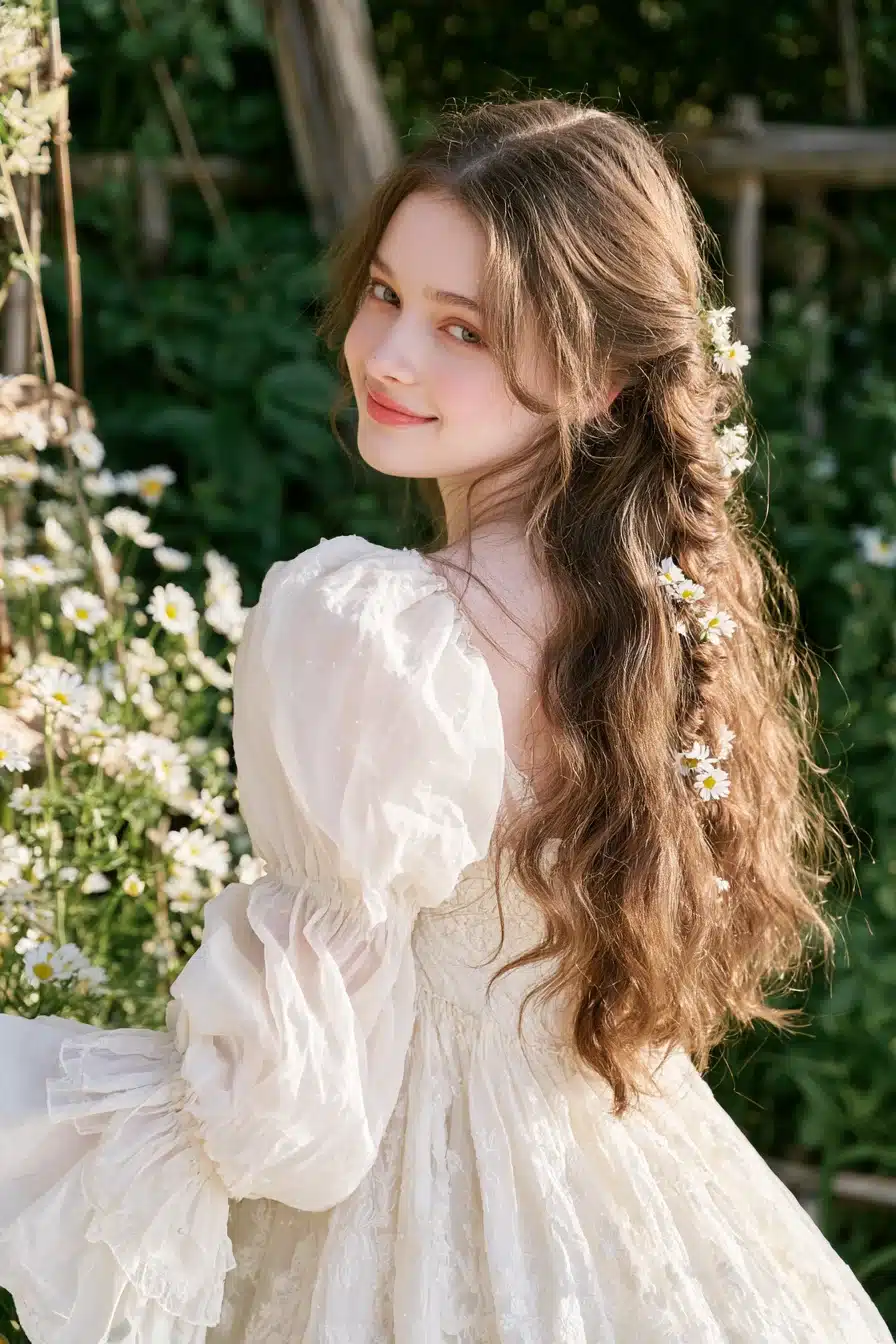 27 Dreamy Cottagecore Hairstyles for Long Hair You Will Love