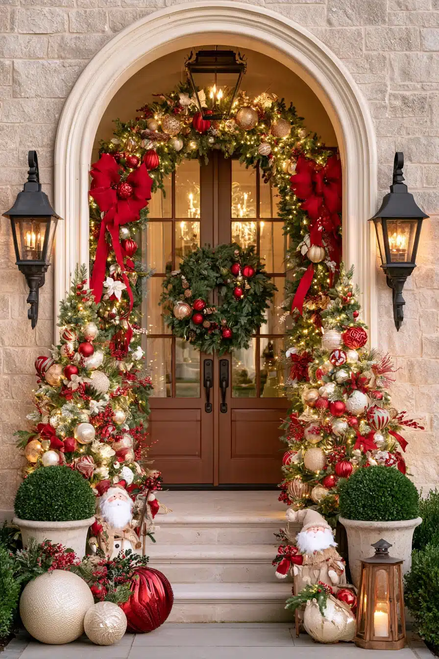 27 Magical Front Porch Christmas Decor Ideas For A Warm Holiday Welcome