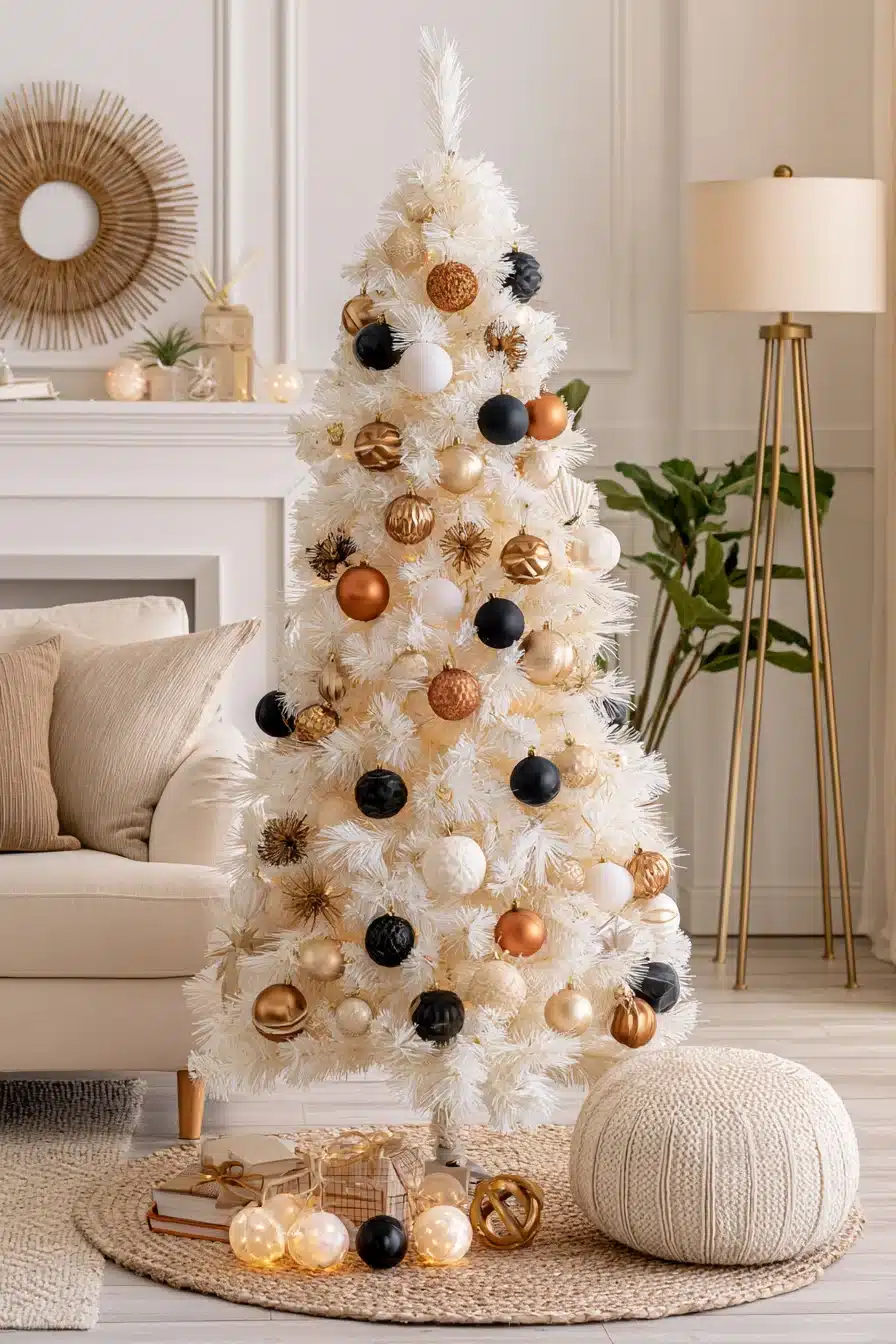27 Magical White Christmas Tree Ideas For A Dreamy Holiday Home