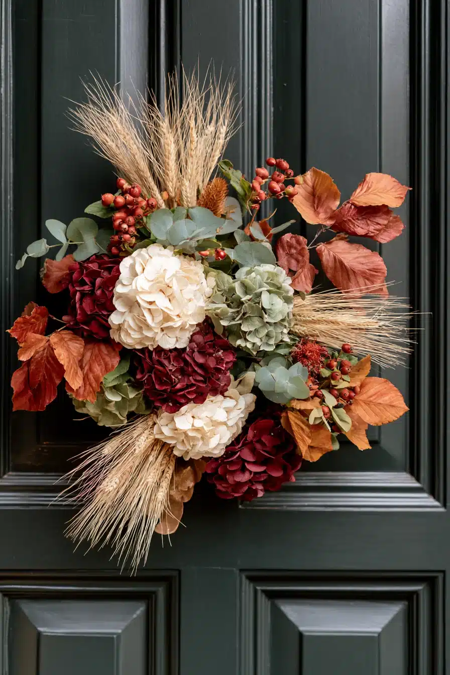 27 Easy DIY Fall Wreaths For A Warm And Welcoming Front Door