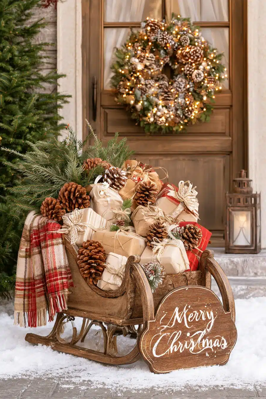 27 Magical Front Porch Christmas Decor Ideas For A Warm Holiday Welcome