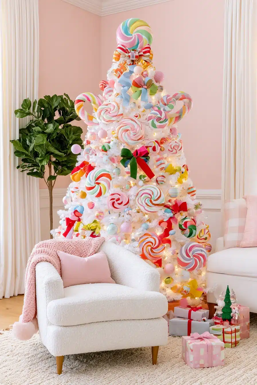 27 Magical White Christmas Tree Ideas For A Dreamy Holiday Home